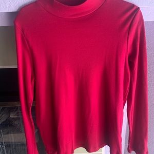 💝WHITE STAG RED MOCK TURTLE TOP (M)💝